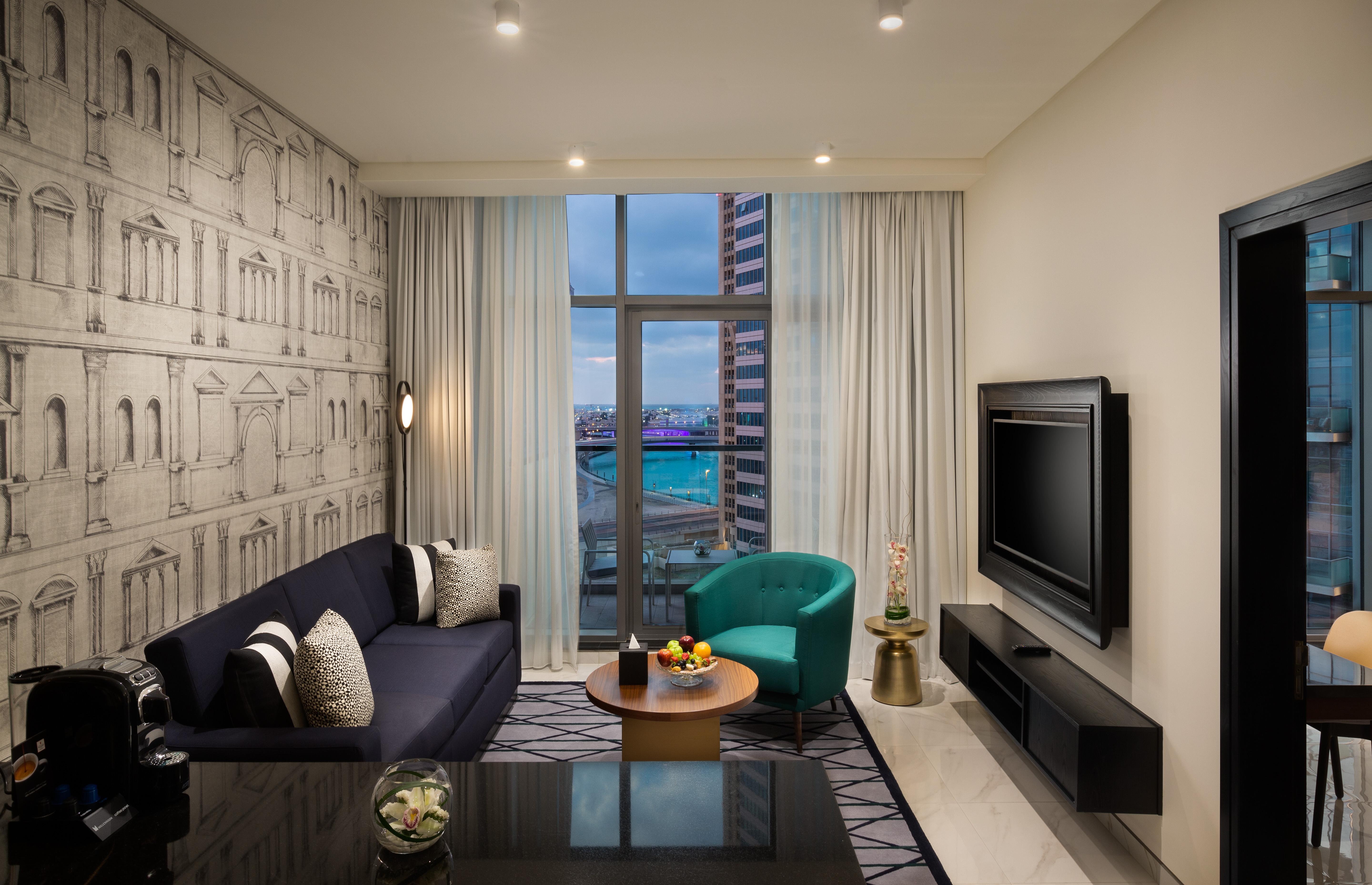 Millennium Atria Business Bay Aparthotel Dubai Ngoại thất bức ảnh Living room