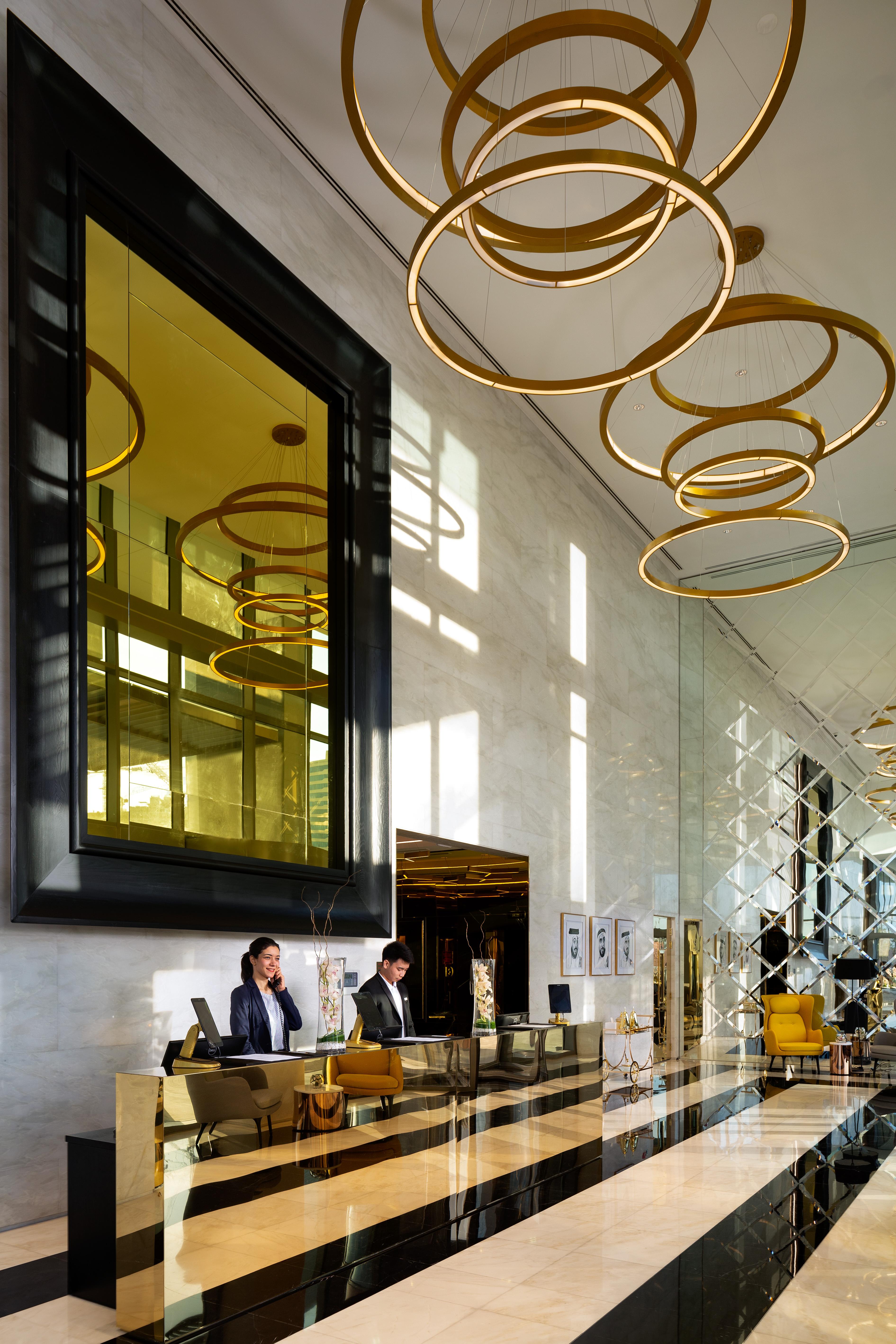 Millennium Atria Business Bay Aparthotel Dubai Ngoại thất bức ảnh The lobby of the hotel