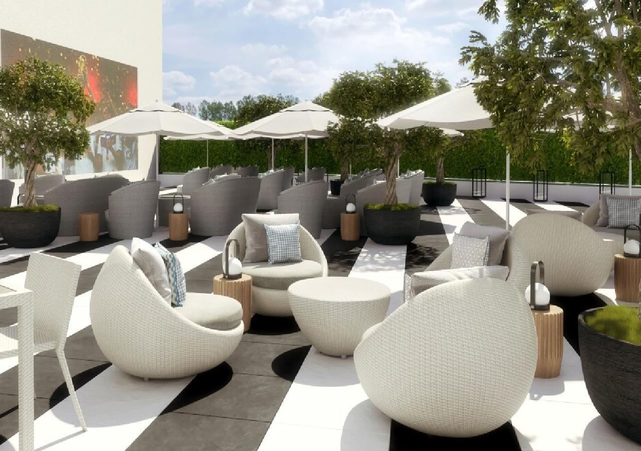 Millennium Atria Business Bay Aparthotel Dubai Ngoại thất bức ảnh The rooftop lounge