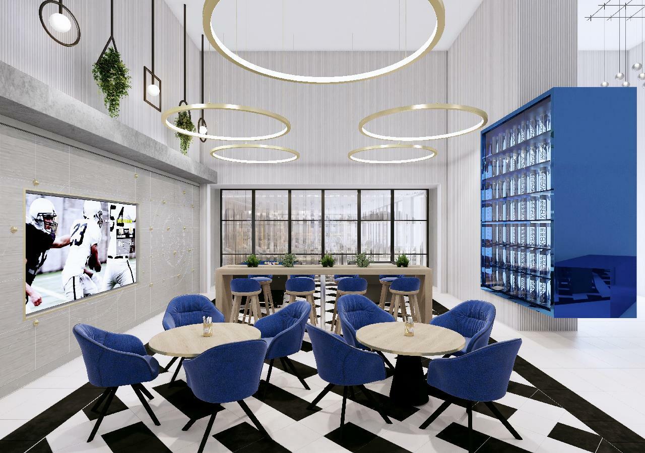 Millennium Atria Business Bay Aparthotel Dubai Ngoại thất bức ảnh The interior of the new lounge